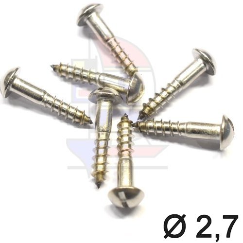 Halbrundkopfschraube 2,7 (DIN 96)