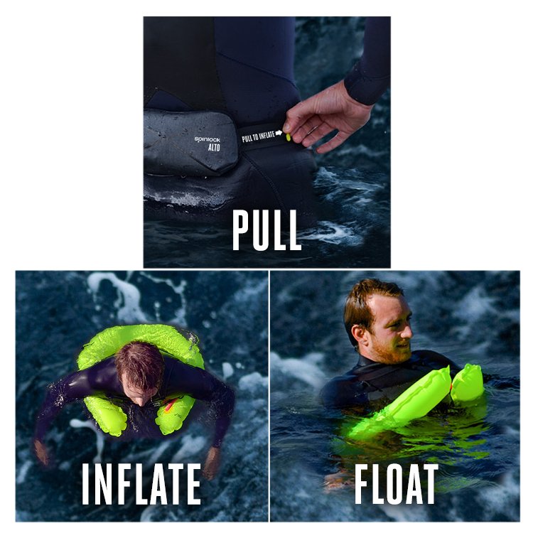 Spinlock Decksvest ALTO 75N gelb Auftriebshilfe