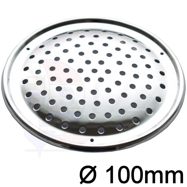 Lochrosette verchromt 100mm