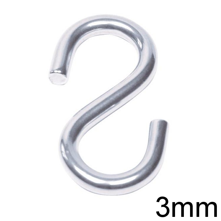 S-Haken symmetrisch 3mm