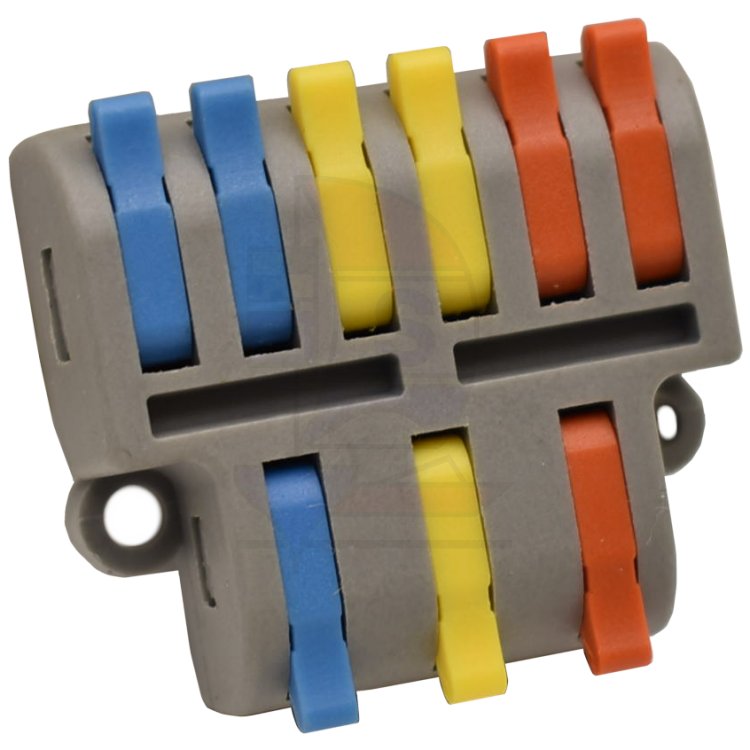 Hebelklemme Kabelverteiler 3-6-polig