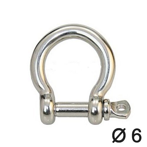 Schäkel geschweift 6mm