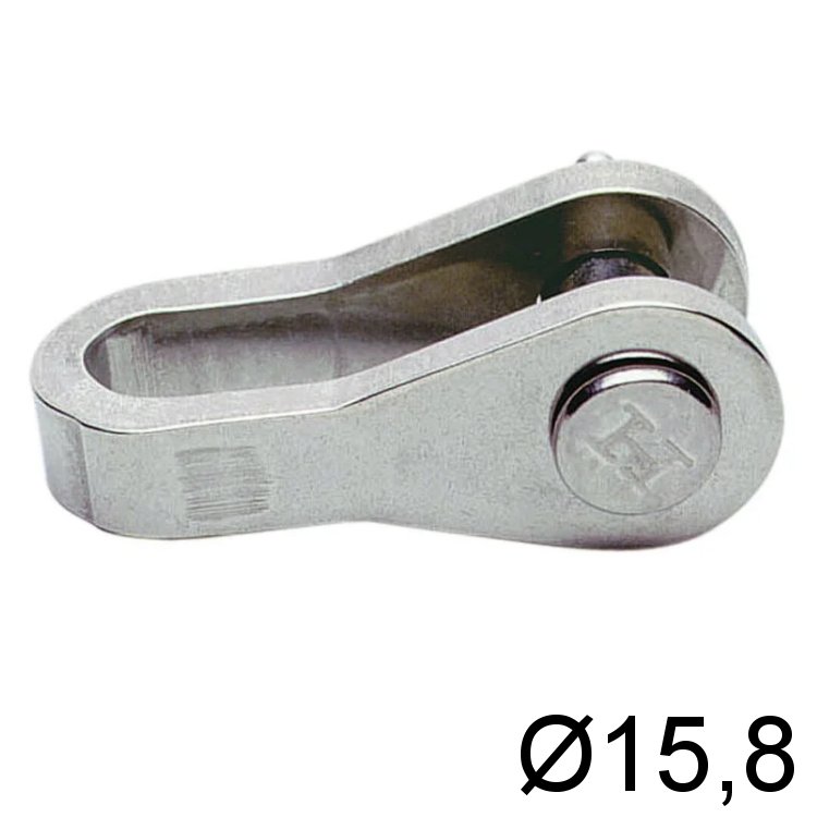 Selden Toggle Auge / Gabel 15,8mm Hasselfors