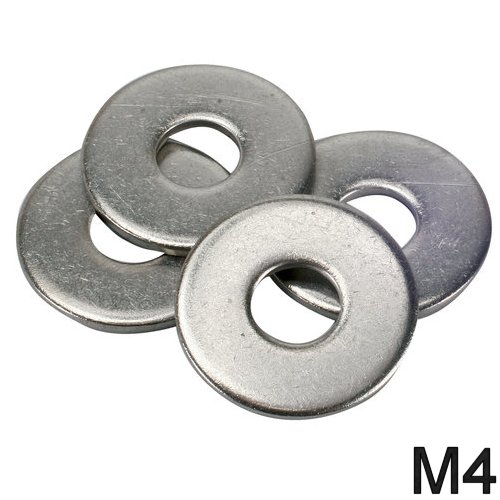 Unterlegscheibe niro M4 DIN 9021