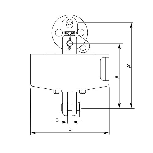 Bartels Fockroller Classic 3-4mm Vorstag F I