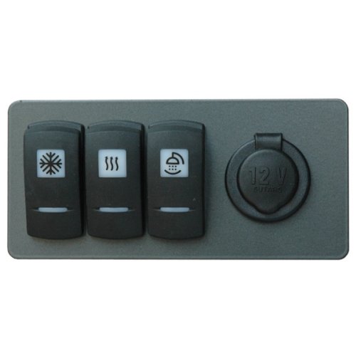 Philippi Schaltpaneel STV 714 3-fach+Dose wasserdicht