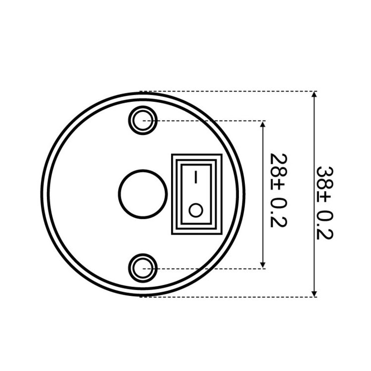 Kartentischleuchte LED 300mm weiß
