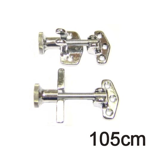 Vorlukbeschlag Messing verchromt 105