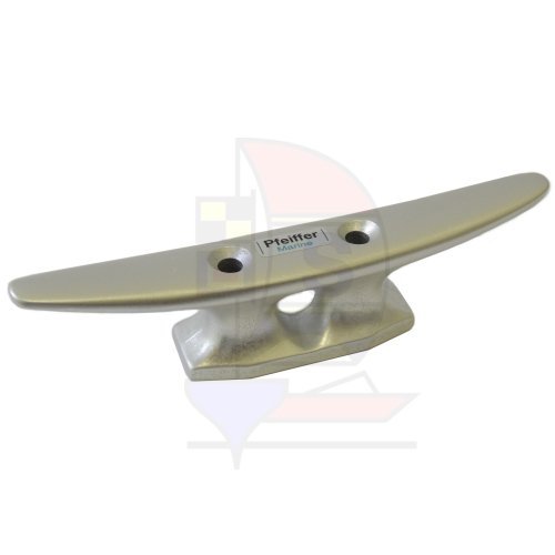 Belegklampe mit hohem Fuß 135mm silber