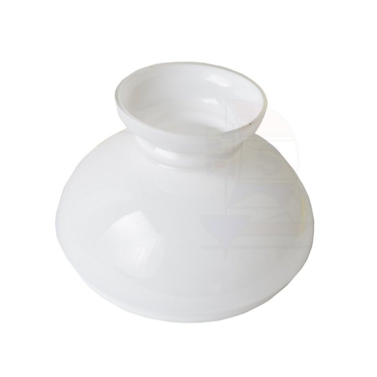 Glasschirm 125mm weiß