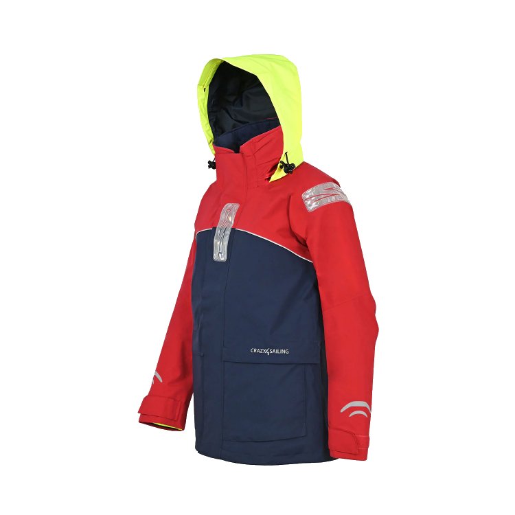 C4S Bergen II Offshore Segeljacken rot extra weit