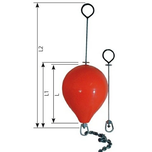 Anlege-Boje Festmacherboje lang