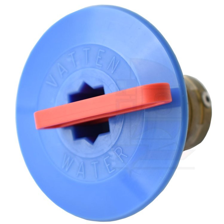 Tankstutzen 1 1/2 Zoll Messing mit Kunststoffdeckel