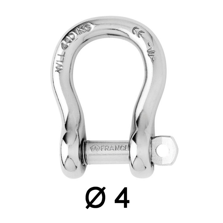 Wichard Schäkel geschweift 4mm