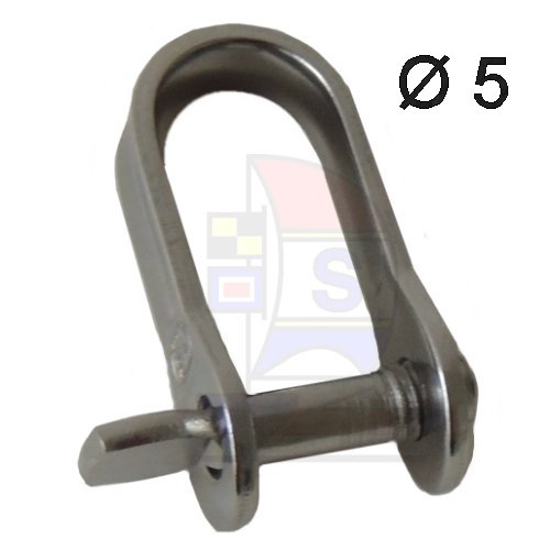 Flachschraubschäkel M5 x 21