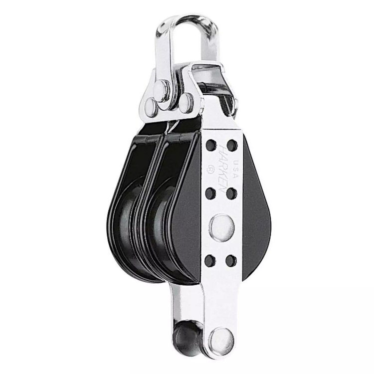Harken Block 2fach + Unterbügel 10mm HK 128