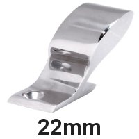 Handlauf-Rohrendstück Edelstahl 22mm 120°