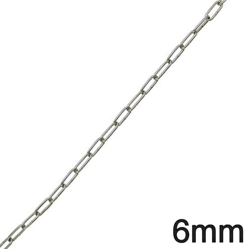 Kette Edelstahl langgliedrig 6mm