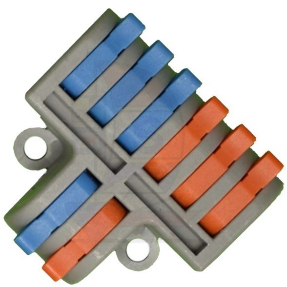 Hebelklemme Kabelverteiler 2-6-polig