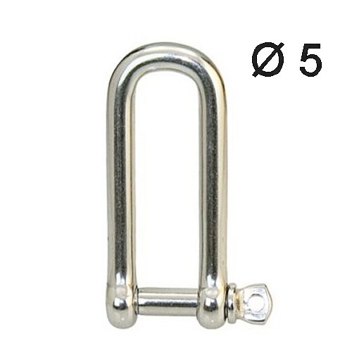 Schäkel lang einfach 5mm