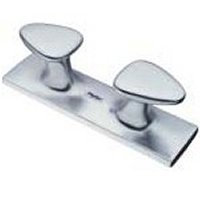 Knopfpoller 2 Befestigungen silber 250