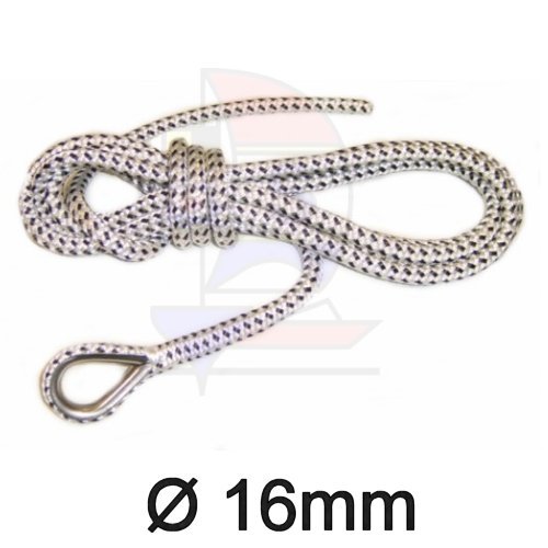 Festmacher Porto 16 mit Kausch, 10m