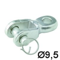 Toggle Auge / Gabel 9,5mm