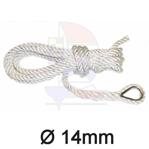 Festmacher Standard 14 mit Kausch 10m