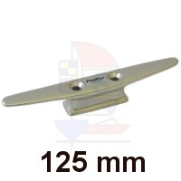 Mastklampe 125mm silber