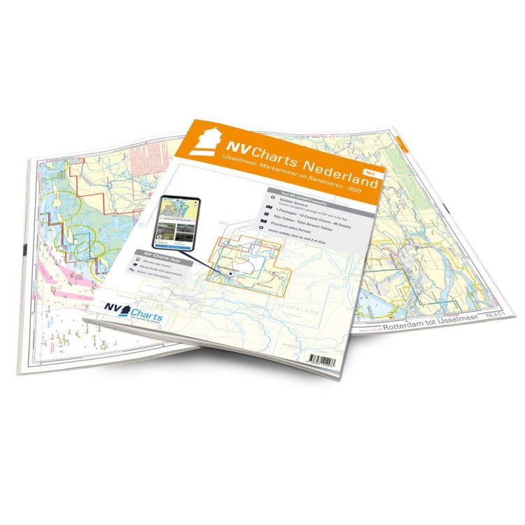 Sportschifffahrtskarten See Serie NL3 Atlas (gebunden 30x42cm)