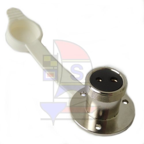 Dose 3A MS vernickelt 2pol.