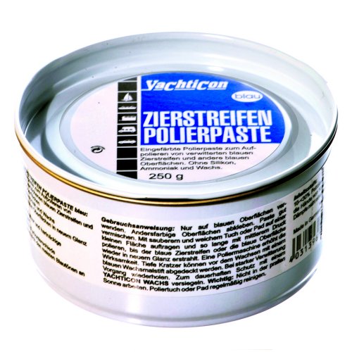 Yachticon Zierstreifen Polierpaste blau 250g