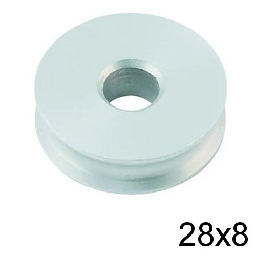Holt Allen Seilscheibe Aluminium 28 x 8 HA 84