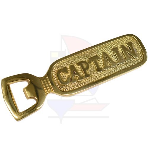 Flaschenöffner Captain Messing