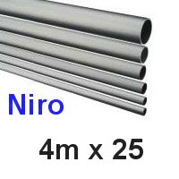 Niro-Rohr 4m x 25x1,5mm