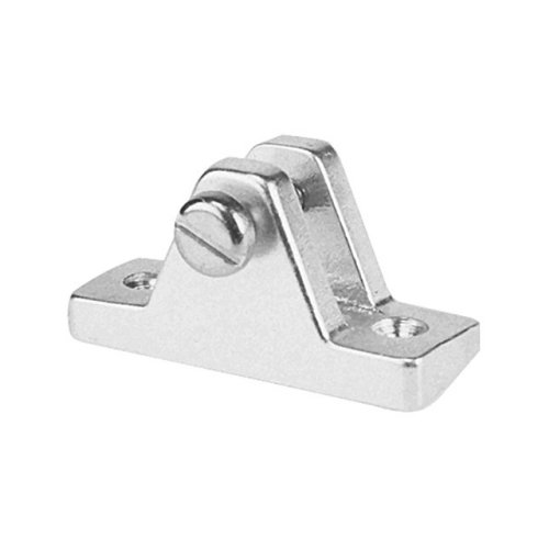 Unterteil schräg für Rohrendstück Alu