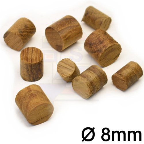 100 St. Teakholz Profpen 8mm