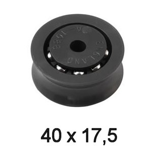 Holt Allen Seilscheibe Acetal Kugel 40 x 14 HA 1086