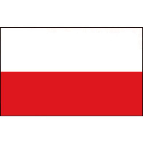Flagge Gastland Polen