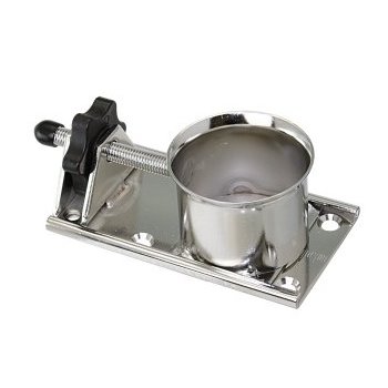 Opti Mastfuß verstellbar Edelstahl