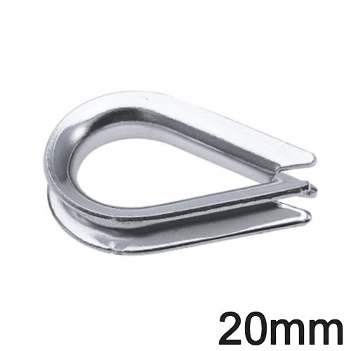 Kausche verzinkt 20mm