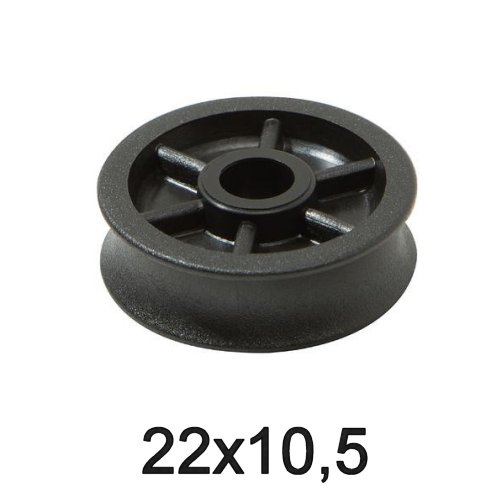 Seilscheibe Kunststoff 22 x 10,5