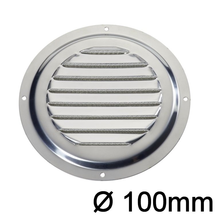 Lüfterblech rund niro 100mm