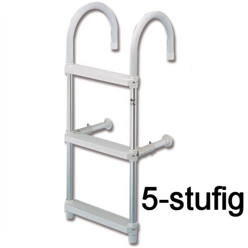 Badeleiter zum Anhängen 5-stufig