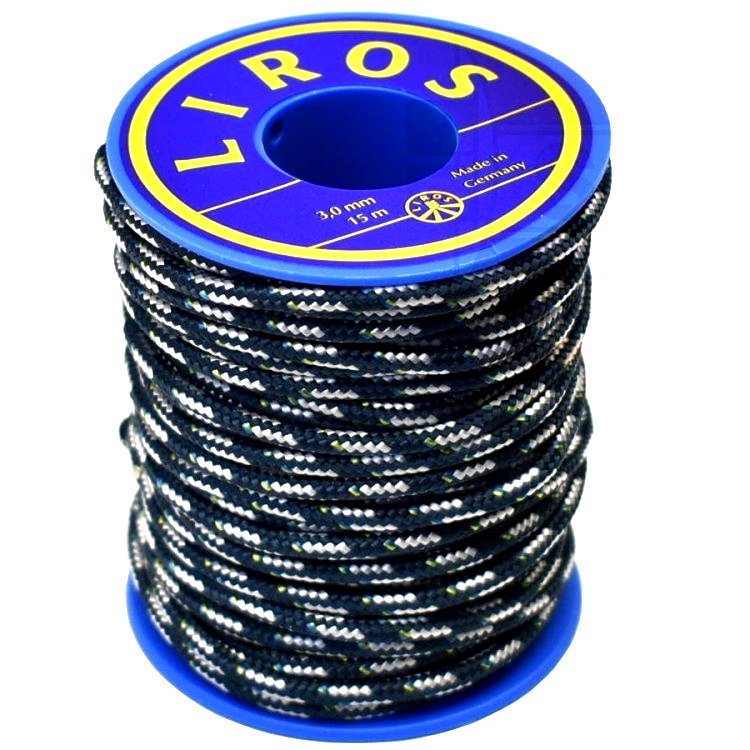 Liros Dyneema® 2000 3mm 15m Spule weiß