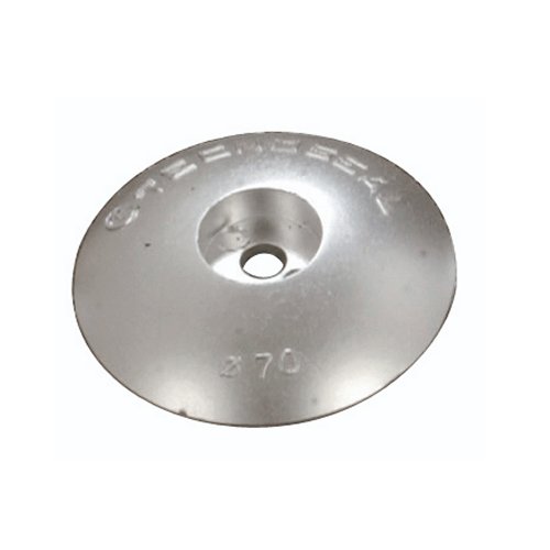 Magnesiumanode für die Montage am Ruder. Durchmesser: 70mm