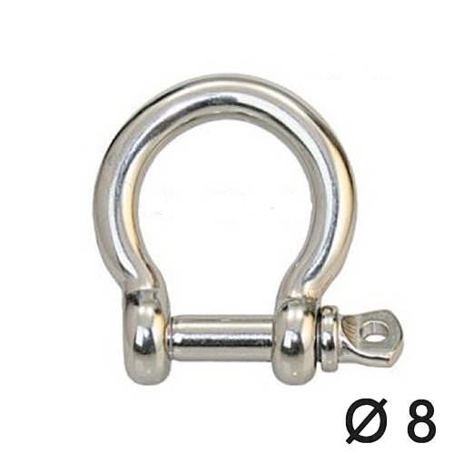 Schäkel geschweift 8mm