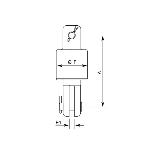 Bartels Stagwirbel Classic 4-5mm Vorstag STW II-5