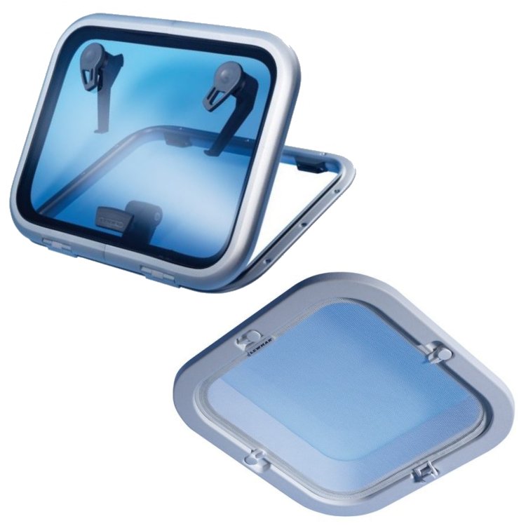 Lewmar Medium Profil Luke mit Trimkit weiß Typ 54