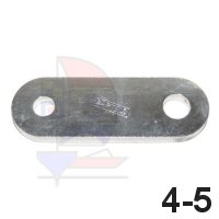 Bartels Zweilochscheibe 4-5mm Vorstag